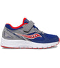 SK265545 Big Kids' Saucony Cohesion 14 A/C in Navy/Red VELCRO