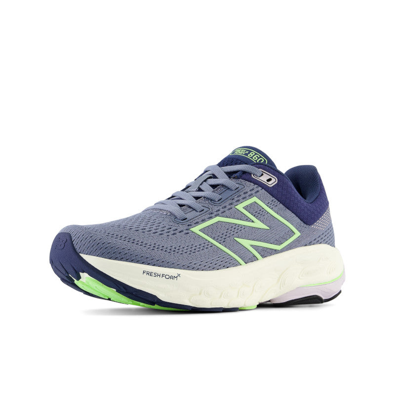 W860L14/D New Balance Women's Fresh Foam X 860v14 *WIDE* Arctic Grey/Sea Salt/Bleached Lime Glo