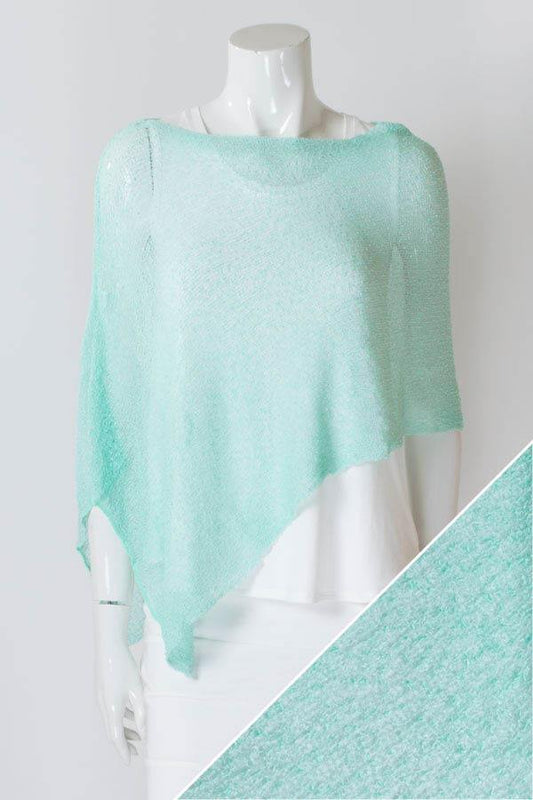 Blue Sky Clothing Co. Poncho - Aqua One-Size