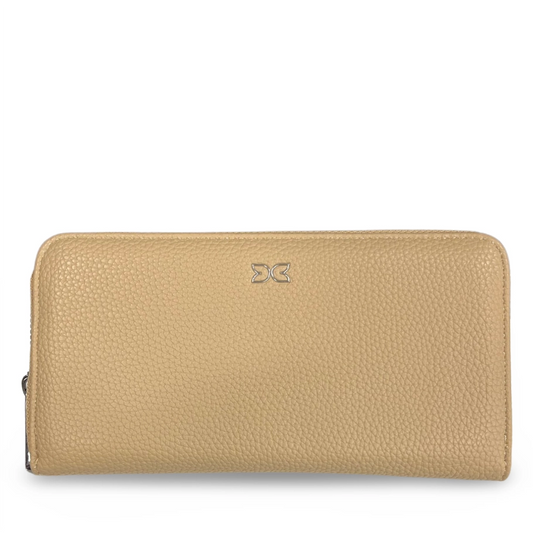 Darling's Large Zipper Wallet WD07 - Beige