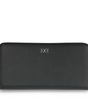 Darling's Large Zipper Wallet WD07 - Black
