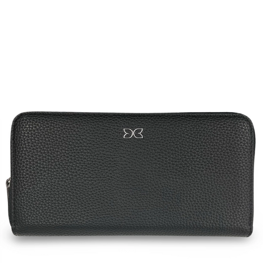 Darling's Large Zipper Wallet WD07 - Black