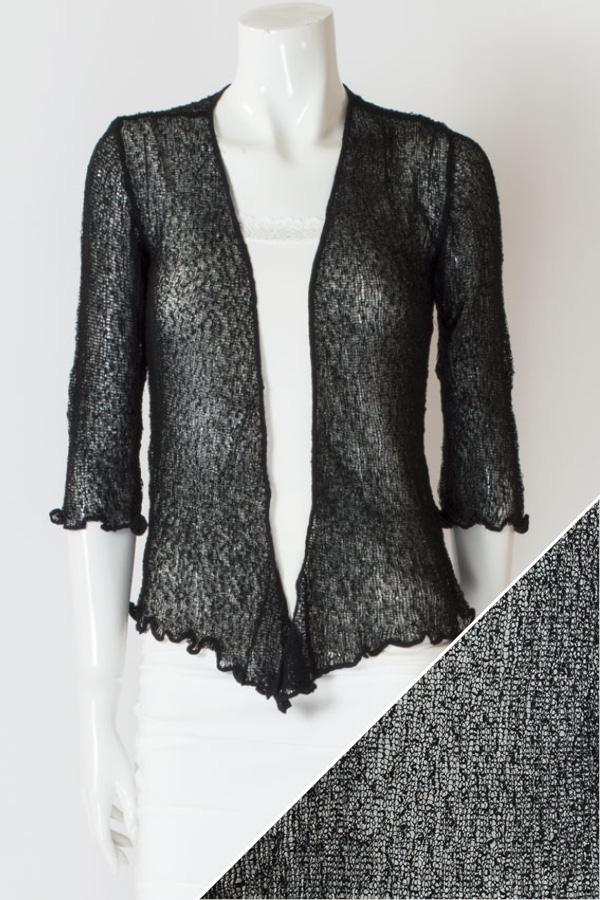 Blue Sky Clothing Co. Short Shrug - Black One-Size