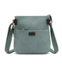 DAVAN Small Canvas Shoulder Bag TURQUOISE - SB 609