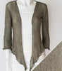 Blue Sky Clothing Co. Short Shrug - Khaki One-Size