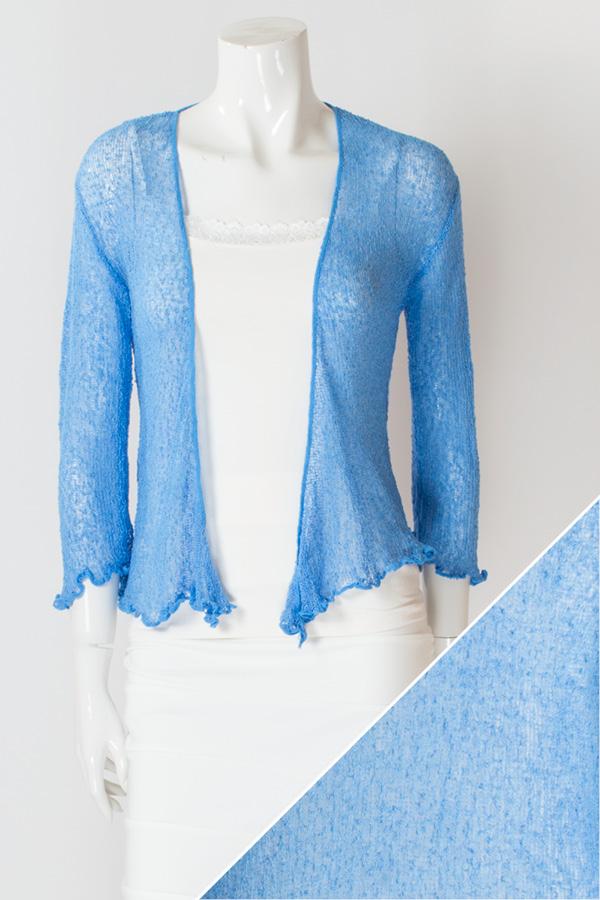 Blue Sky Clothing Co. Short Shrug - Light Denim One-Size