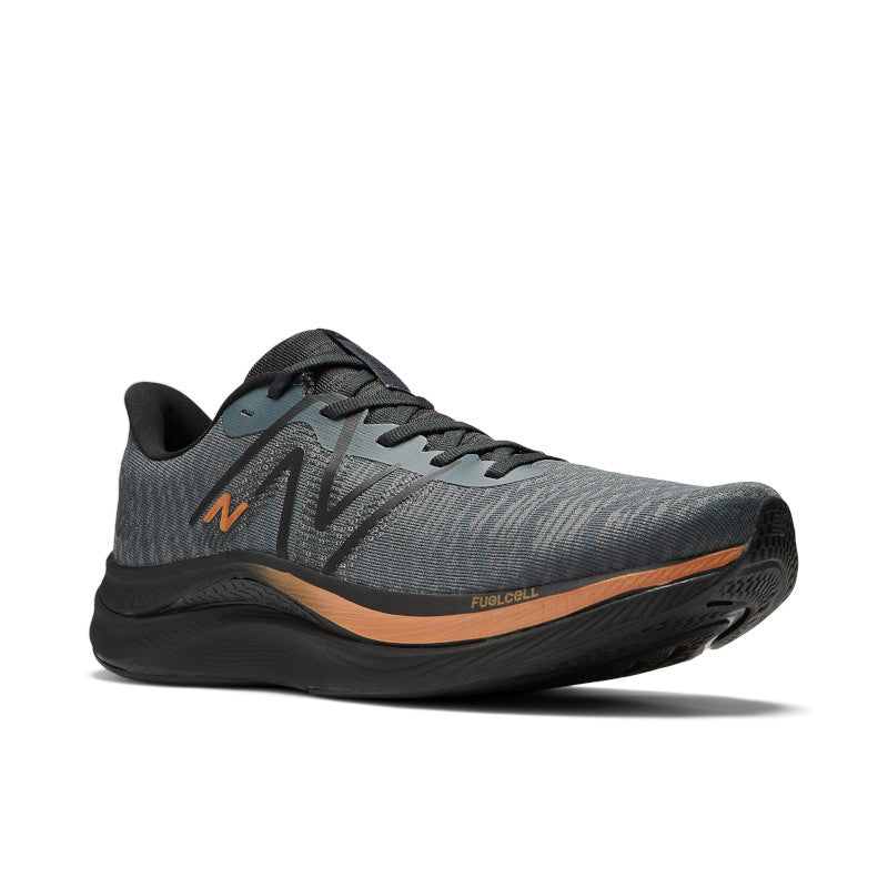 MFCPRGA4/2E New Balance Men's FuelCell Propel v4 in 2E (Graphite Black with Copper)