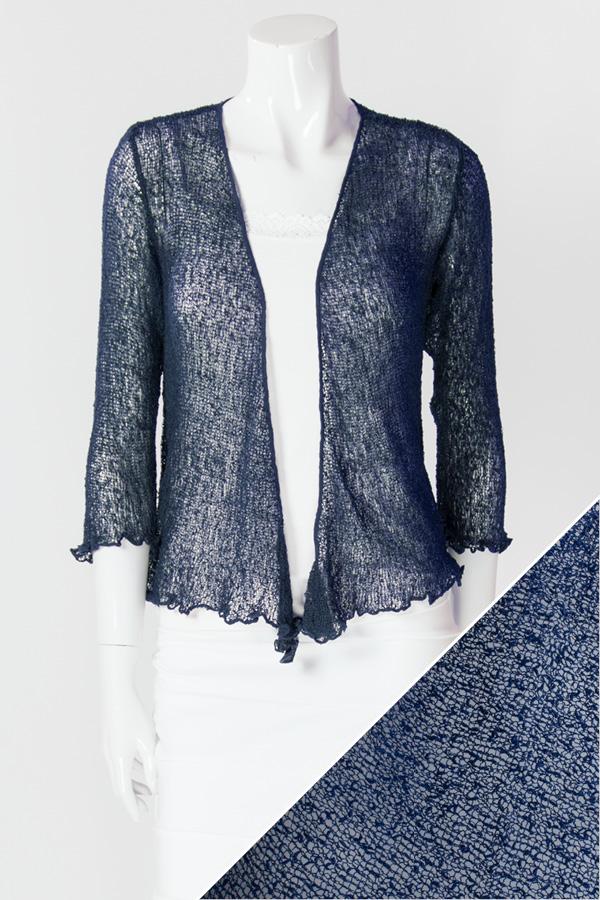 Blue Sky Clothing Co. Short Shrug - Navy One-Size
