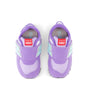 NW574HGK New Balance Toddler 574v1 in Violet Crush with Bright Cyan