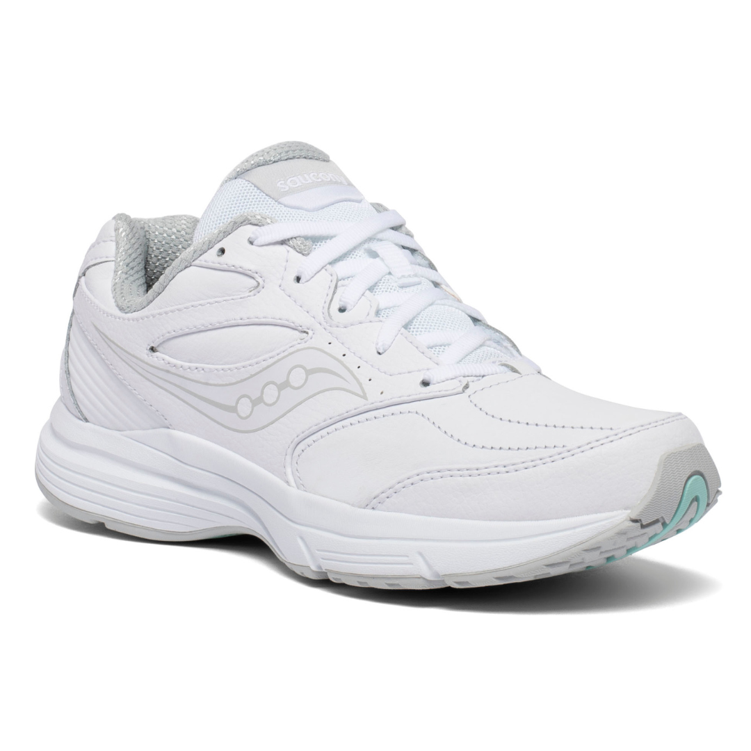 Saucony Women's Integrity Walker 3 in Wide (White) *LAST PAIRS*