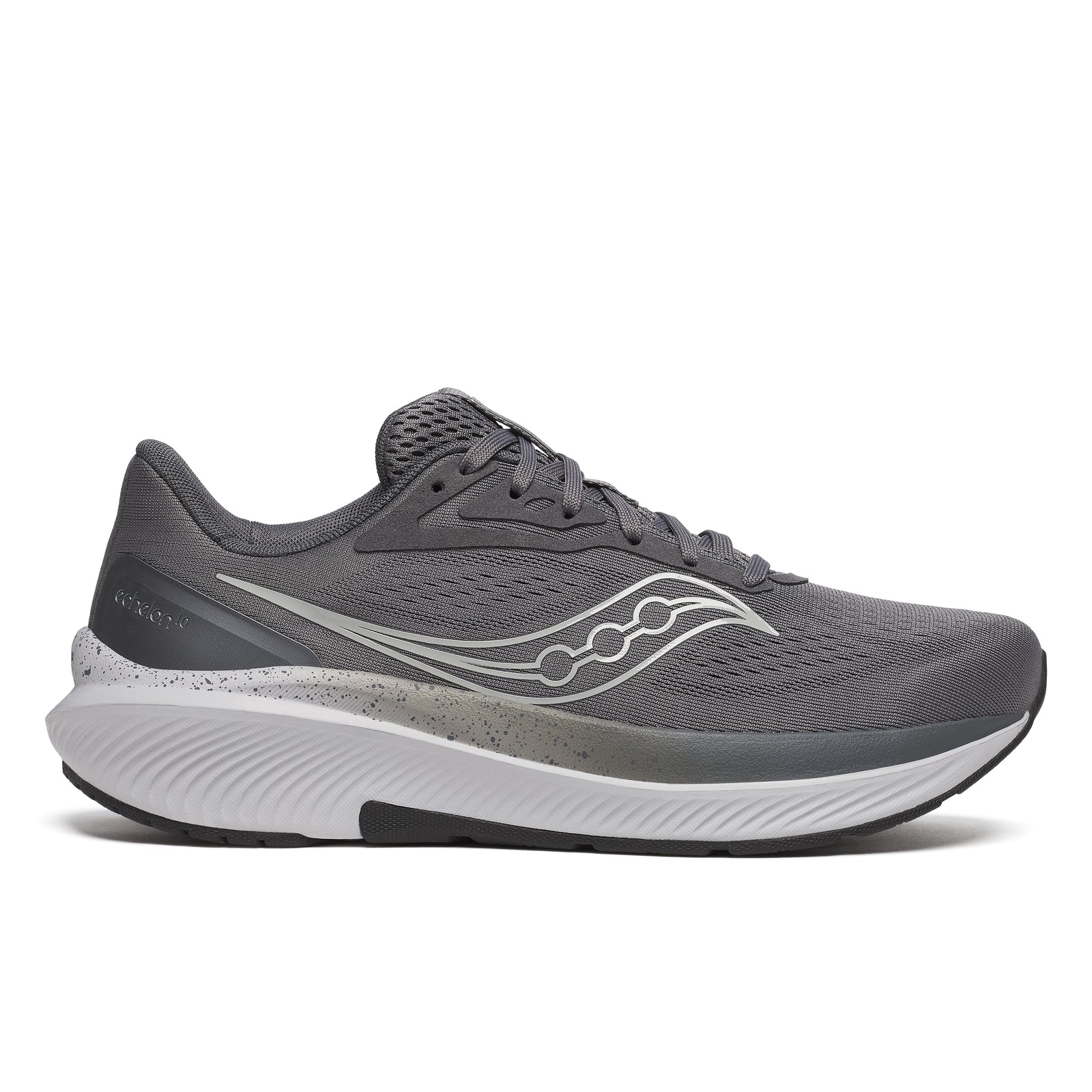Saucony Men's Echelon 10 in Extra Wide - Carbon/Black