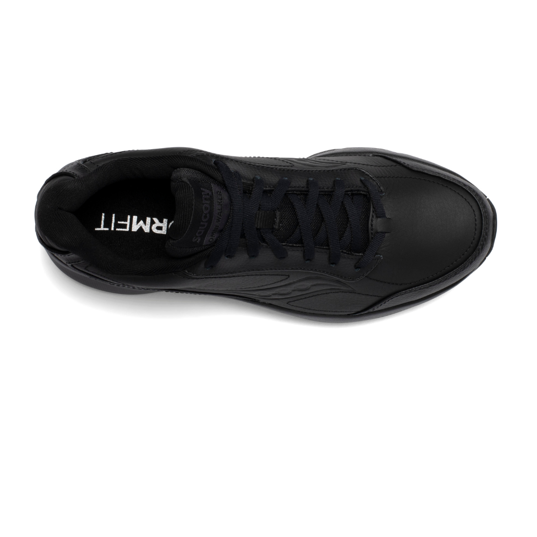 Saucony Men's Omni Walker 3 in Wide Width (Black)