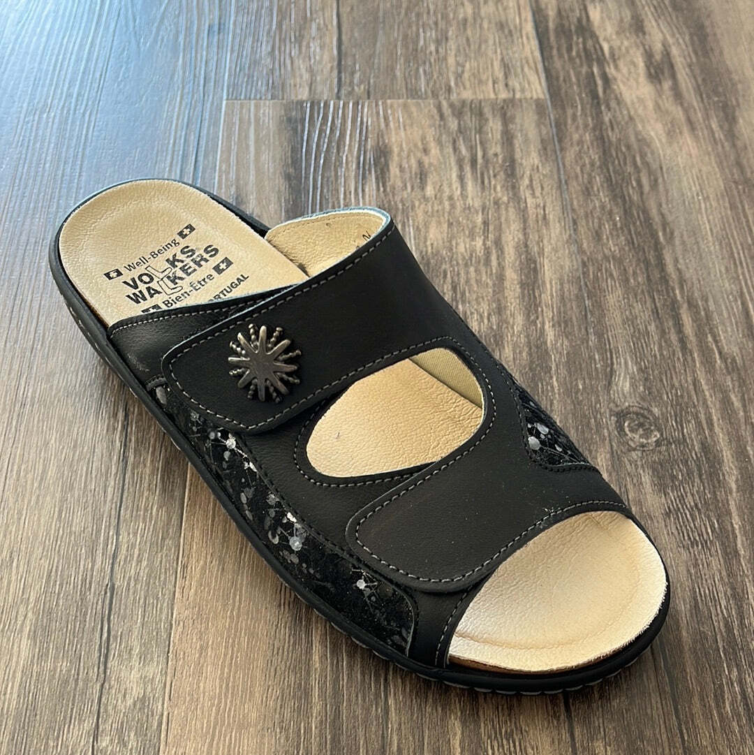 Volks Walker 10300 Black Lycra Slip On *LAST PAIR SIZE 38