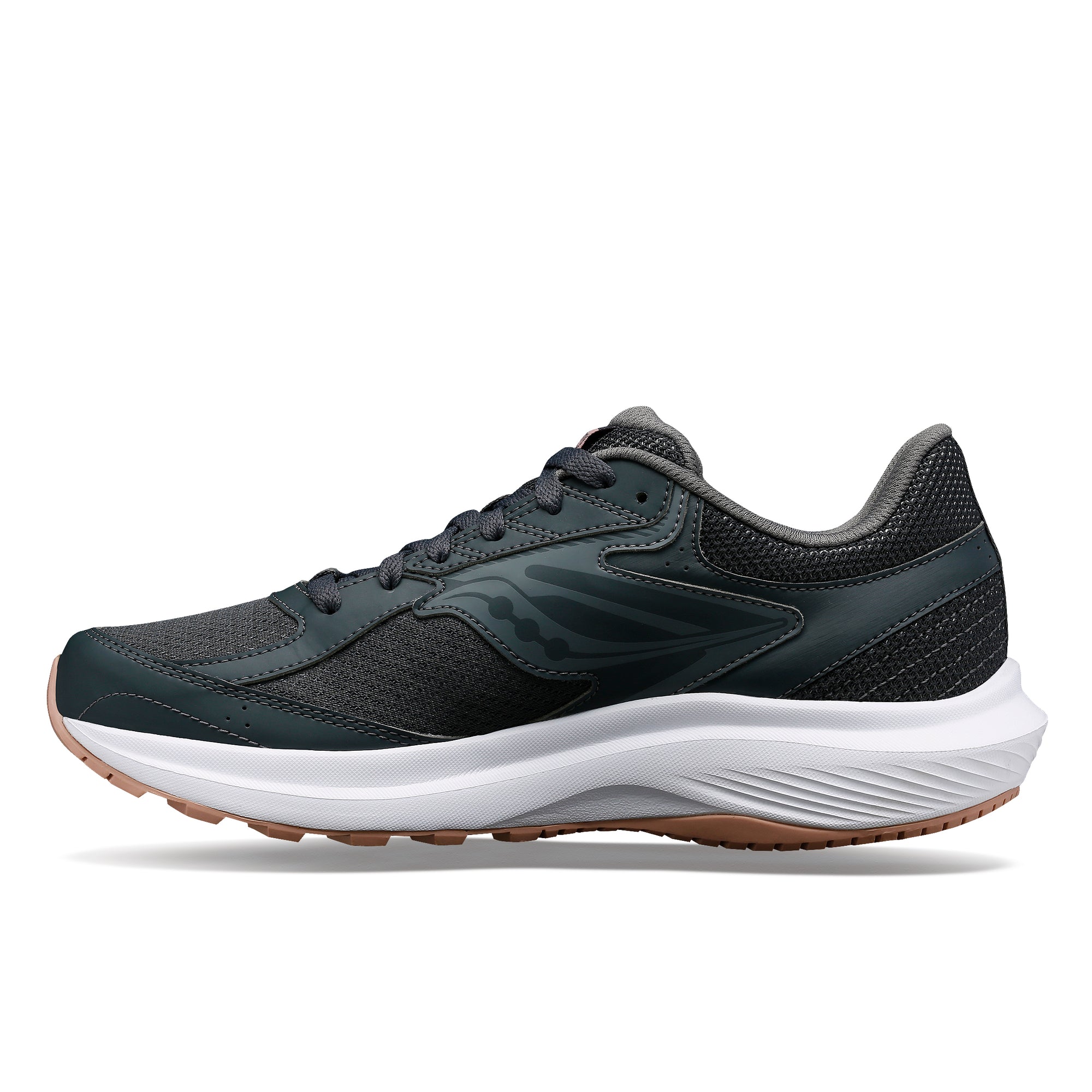 Saucony Women's Cohesion 17 - Shadow/Lotus *WIDE* * LAST PAIR SIZE 6*