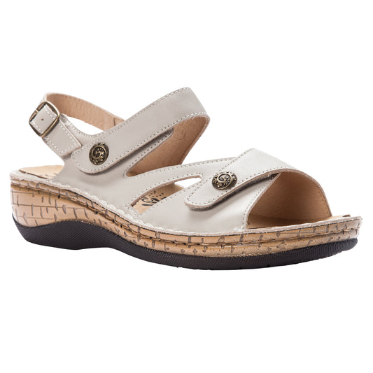Propet Women's Jocelyn in Cream  - in Wide Width