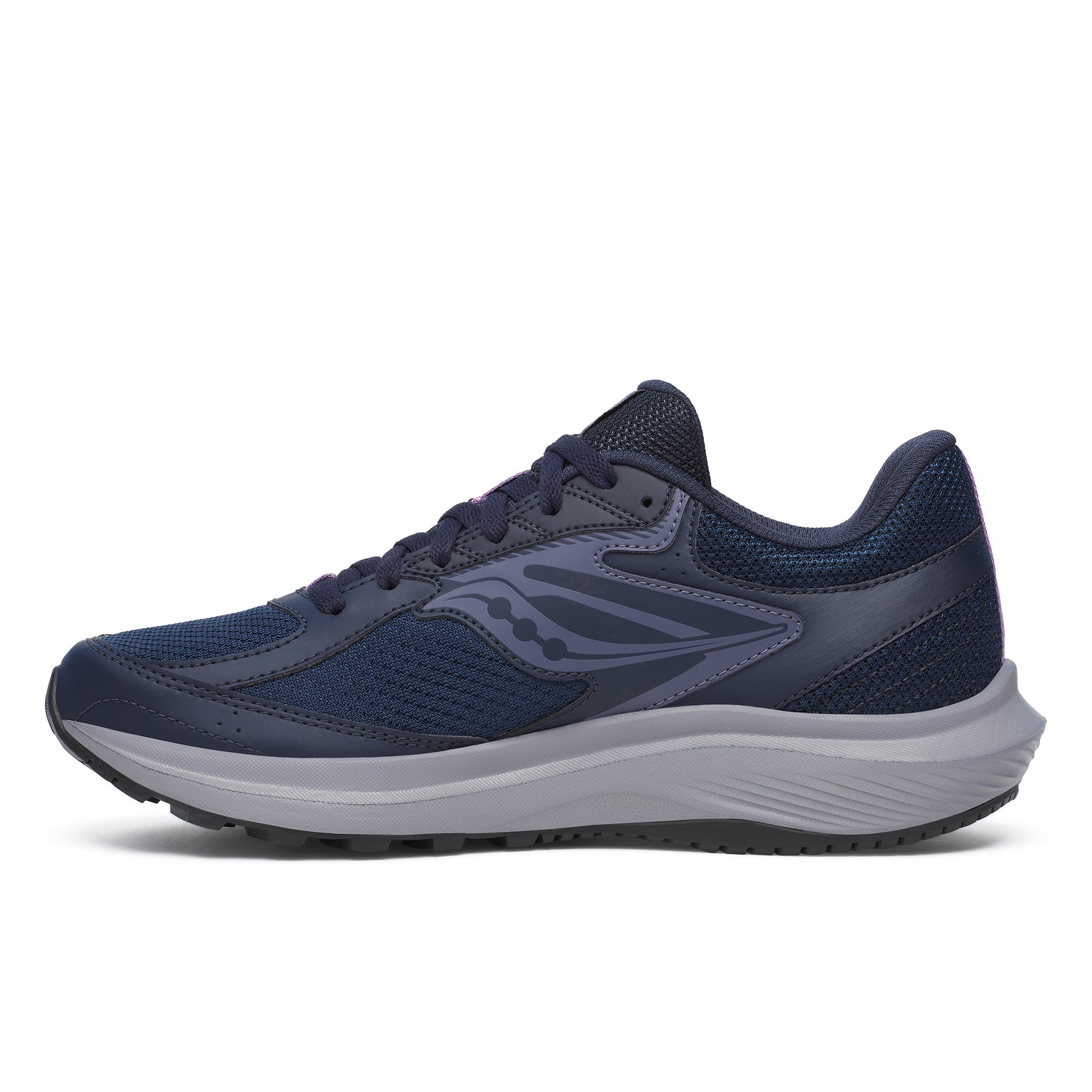 Saucony Women's Cohesion 17 in Navy/Heather - Medium Width *LAST PAIR SIZE 6*