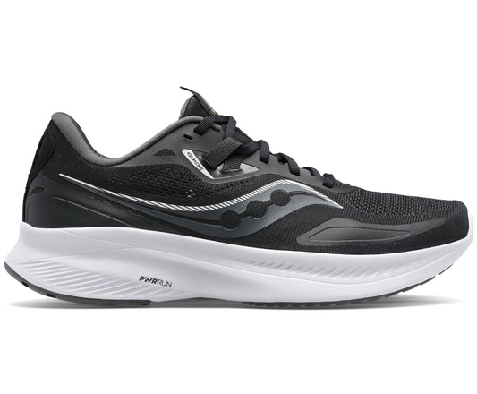 Saucony Women's Guide 15 in Wide Width (Black/White) *LAST PAIR Size 6.5*