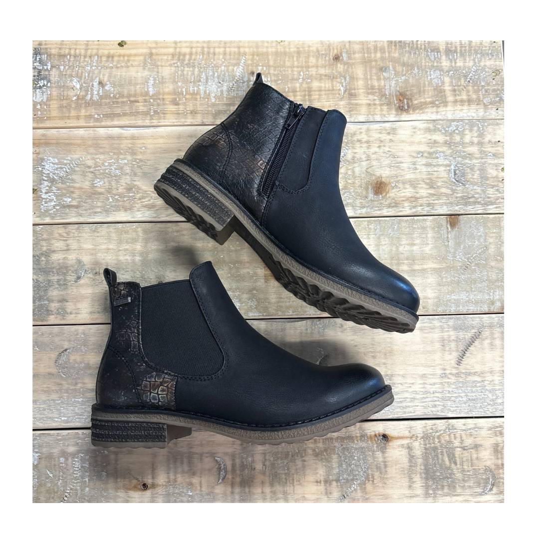 Romika Women's Rachel 01 in Black Kombi *LAST PAIRS*