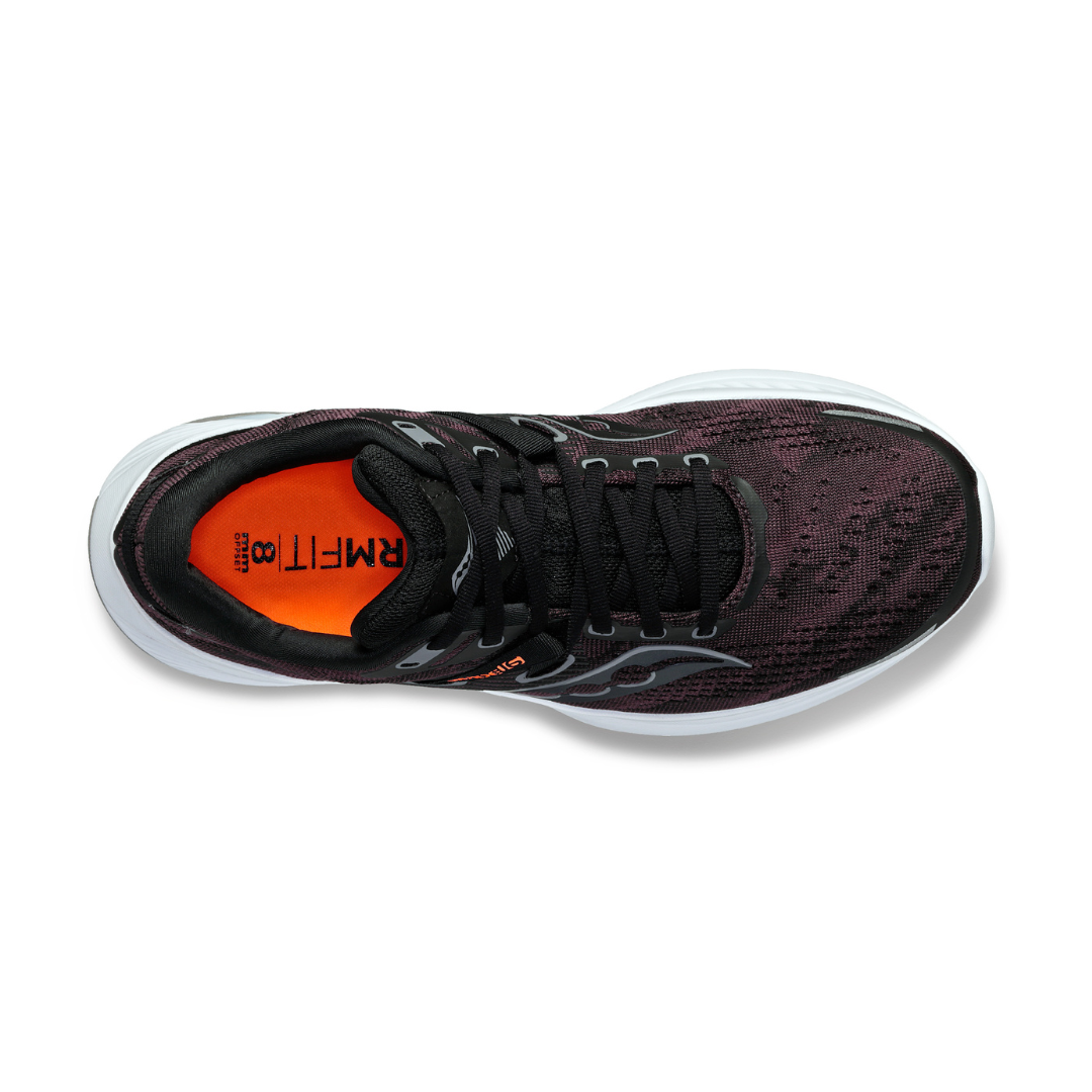 Saucony Women's Guide 16 in Wide (Black/White)