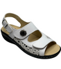 Volks Walkers 10301 White Leather with Stretch and Backstrap