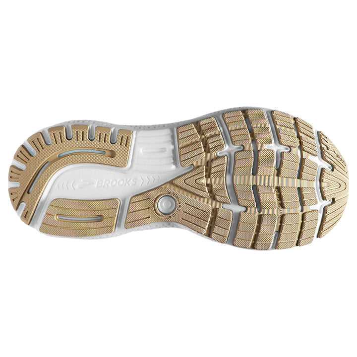 Brooks Ghost 16 - White/Grey/Estate Blue in Wide