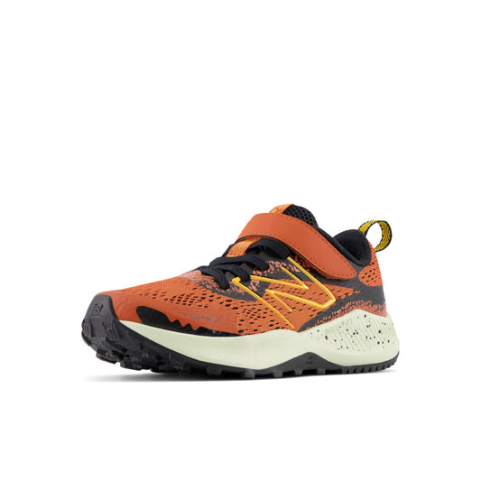 PANTRLM5 New Balance Big Kid DynaSoft Nitrel v5 Bungee Velcro in Red Orange *LAST PAIR SIZE 1.5*