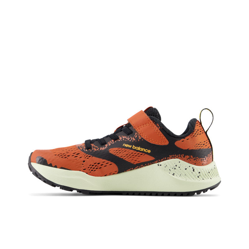 PANTRLM5 New Balance Big Kid DynaSoft Nitrel v5 Bungee Velcro in Red Orange *LAST PAIR SIZE 1.5*