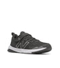 PT545BO1 New Balance Little Kids' Dynasoft 545 Bungee Lace with Top Strap - Black/White/Silver Metallic -  Wide