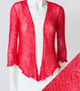 Blue Sky Clothing Co. Short Shrug - Red One-Size