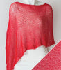 Blue Sky Clothing Co. Poncho - Red One-Size