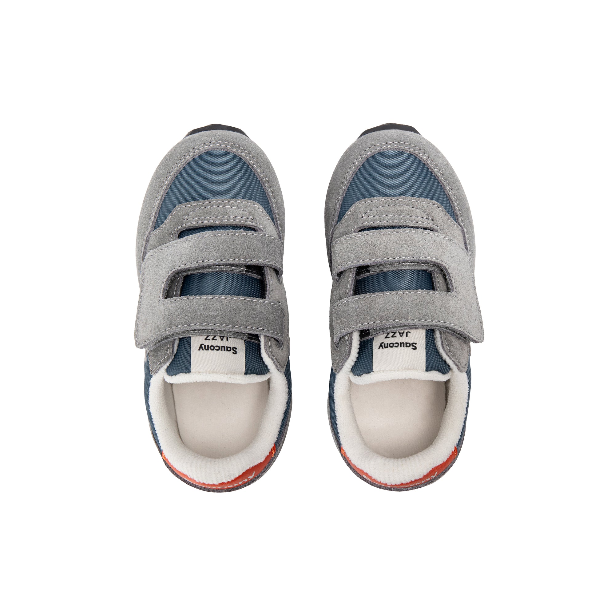 SL267831 Saucony Baby Jazz Hook & Loop Sneaker (HL/GR/BL/OR)