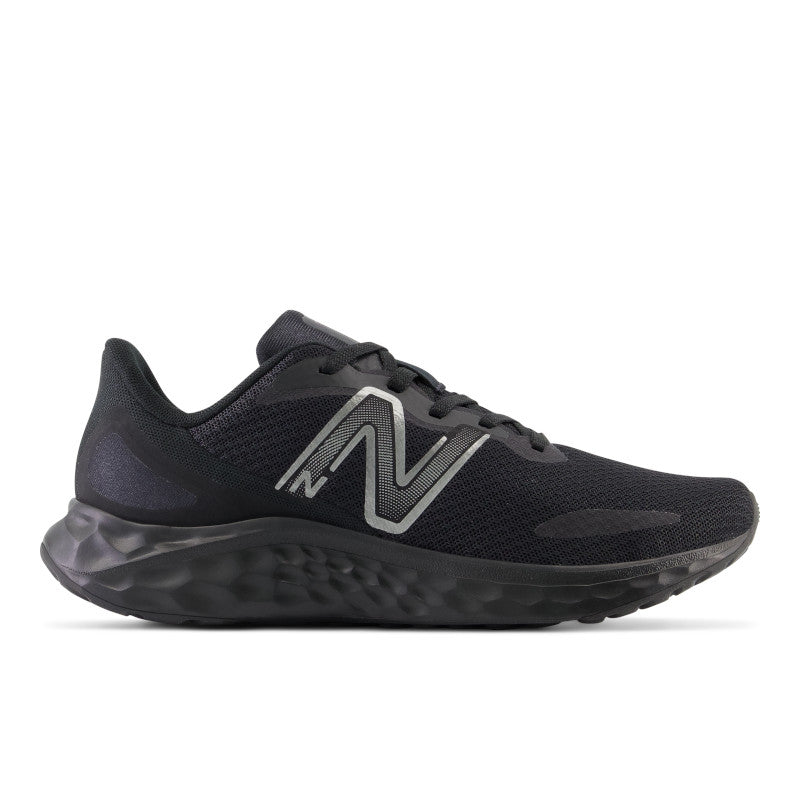 WARISSB4/D - New Balance Women's Fresh Foam ARISHI v4 Slip Resistant Black/Black Metallic/Black