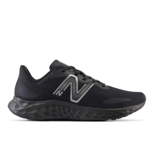 WARISSB4/D - New Balance Women's Fresh Foam ARISHI v4 Slip Resistant Black/Black Metallic/Black