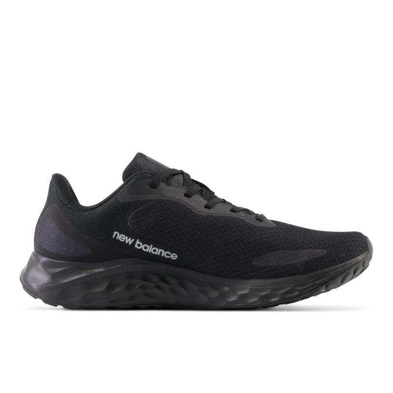 WARISSB4/D - New Balance Women's Fresh Foam ARISHI v4 Slip Resistant Black/Black Metallic/Black