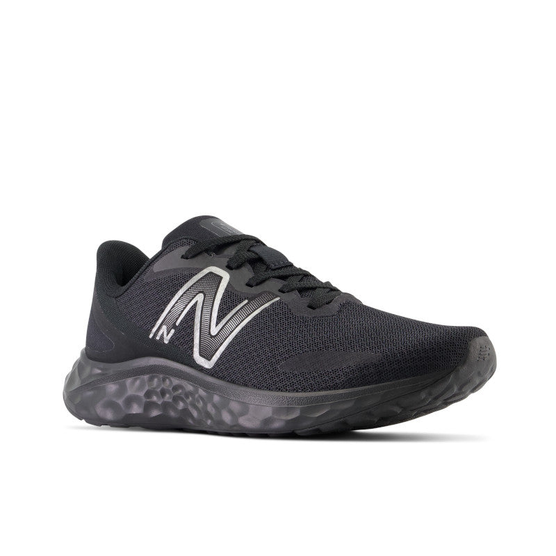 WARISSB4/D - New Balance Women's Fresh Foam ARISHI v4 Slip Resistant Black/Black Metallic/Black