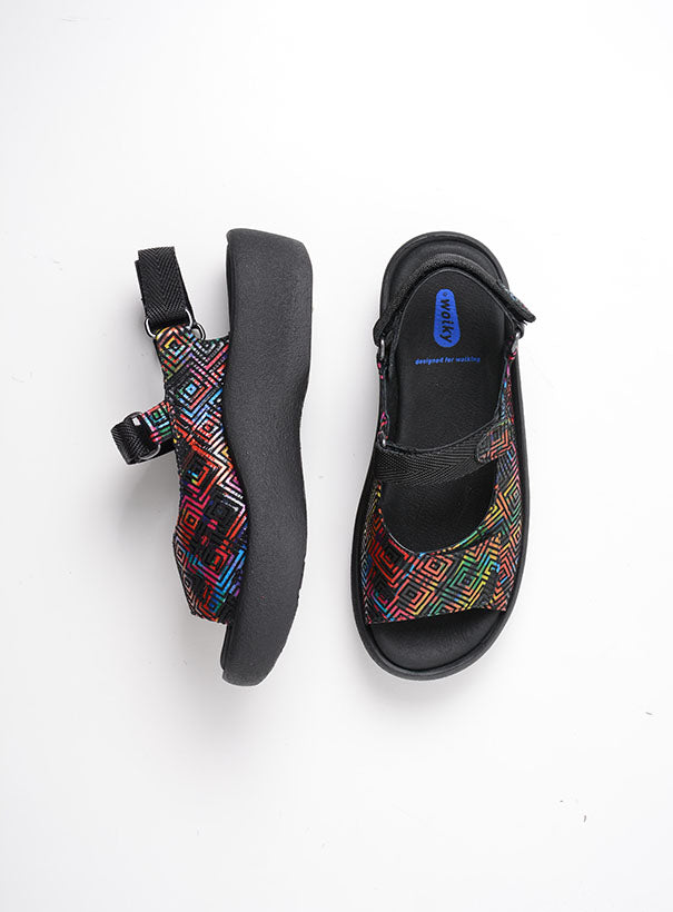 Wolky Women's Jewel - Black Multi Corza Print